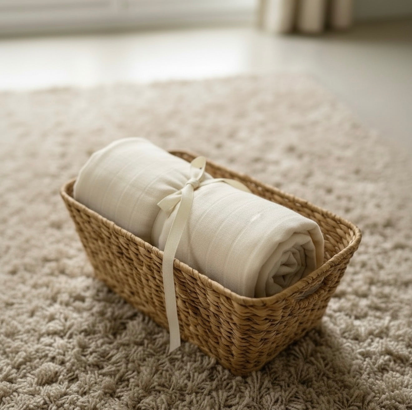 Ultra Soft Muslin Blanket - Ivory