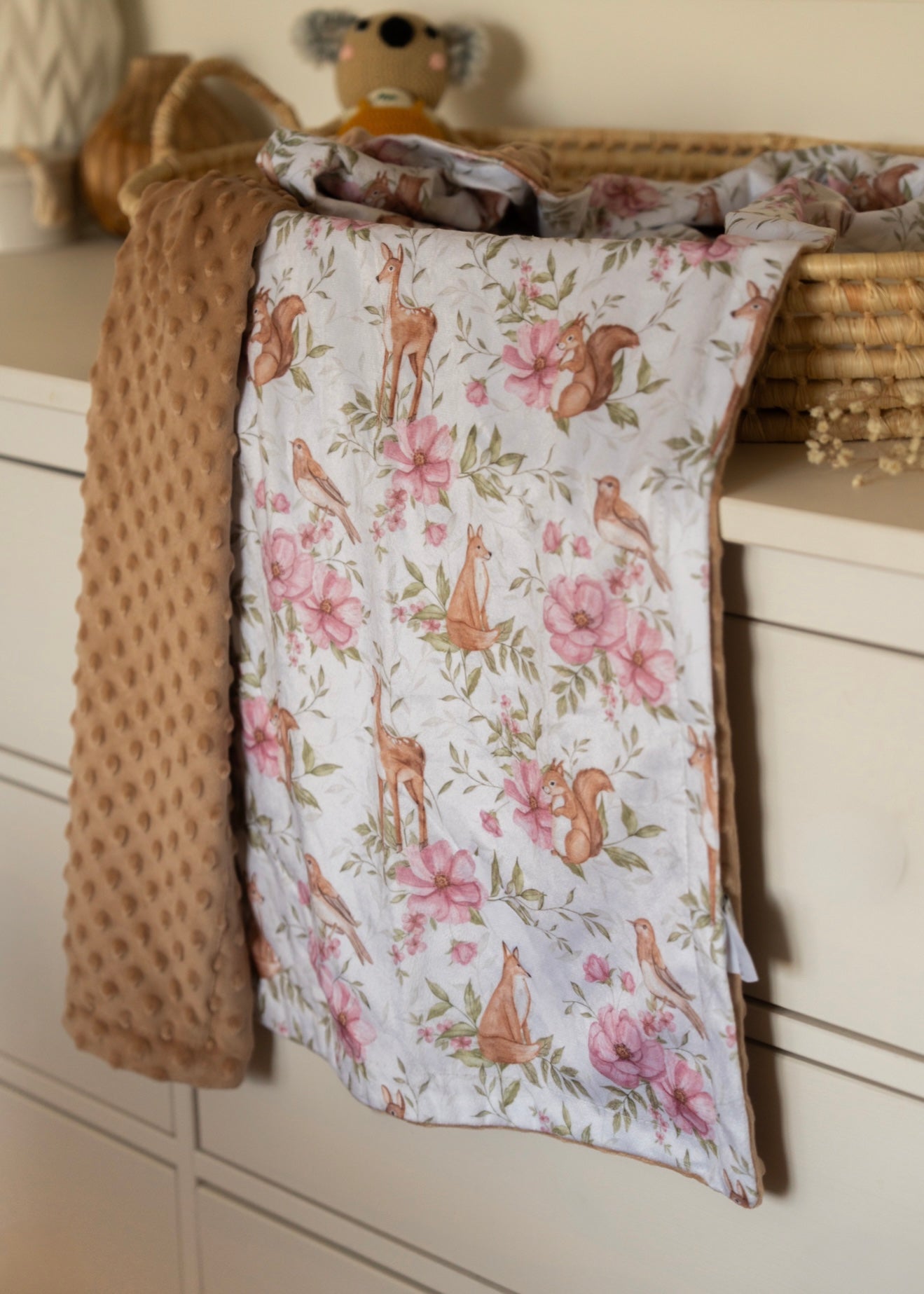 Couverture en Minky - Forêt enchantée