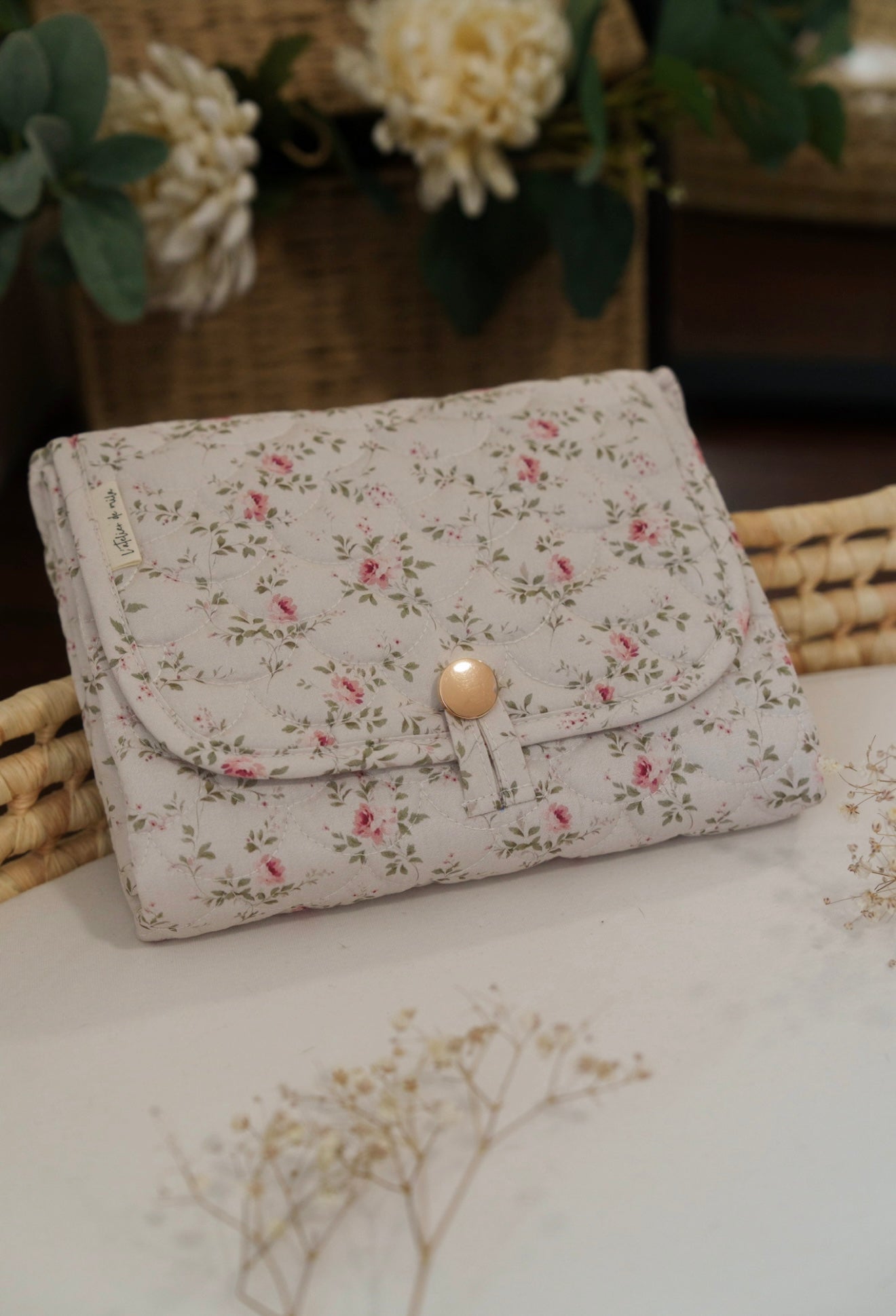 Changing Mat - Vintage Flowers
