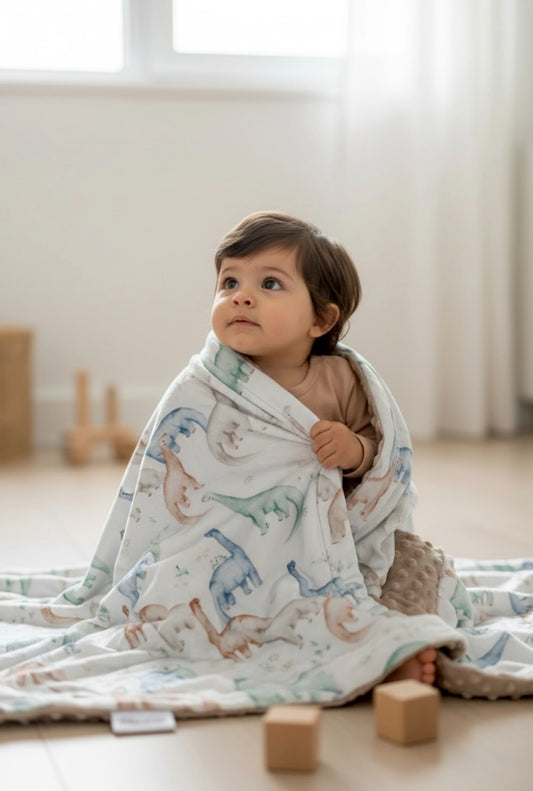 Couverture en Minky -  Dino