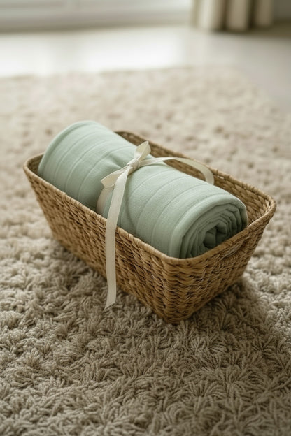 Ultra soft Muslin Blanket - Sage Green 