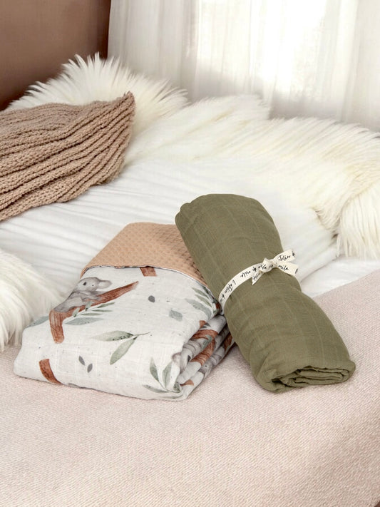 Duo Muslin + Koala waffle
