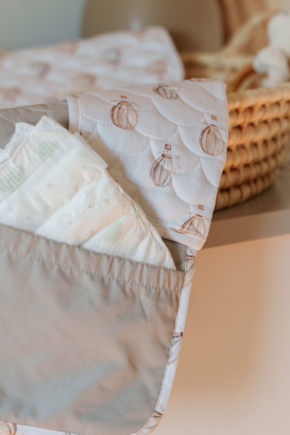 Changing pad - Hot air balloons