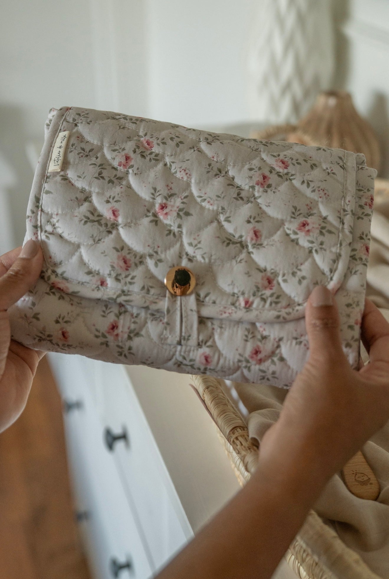 Changing Mat - Vintage Flowers