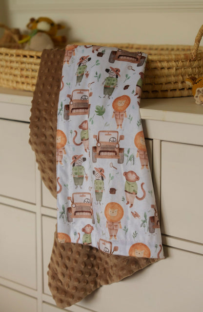 Couverture en Minky - Zoo