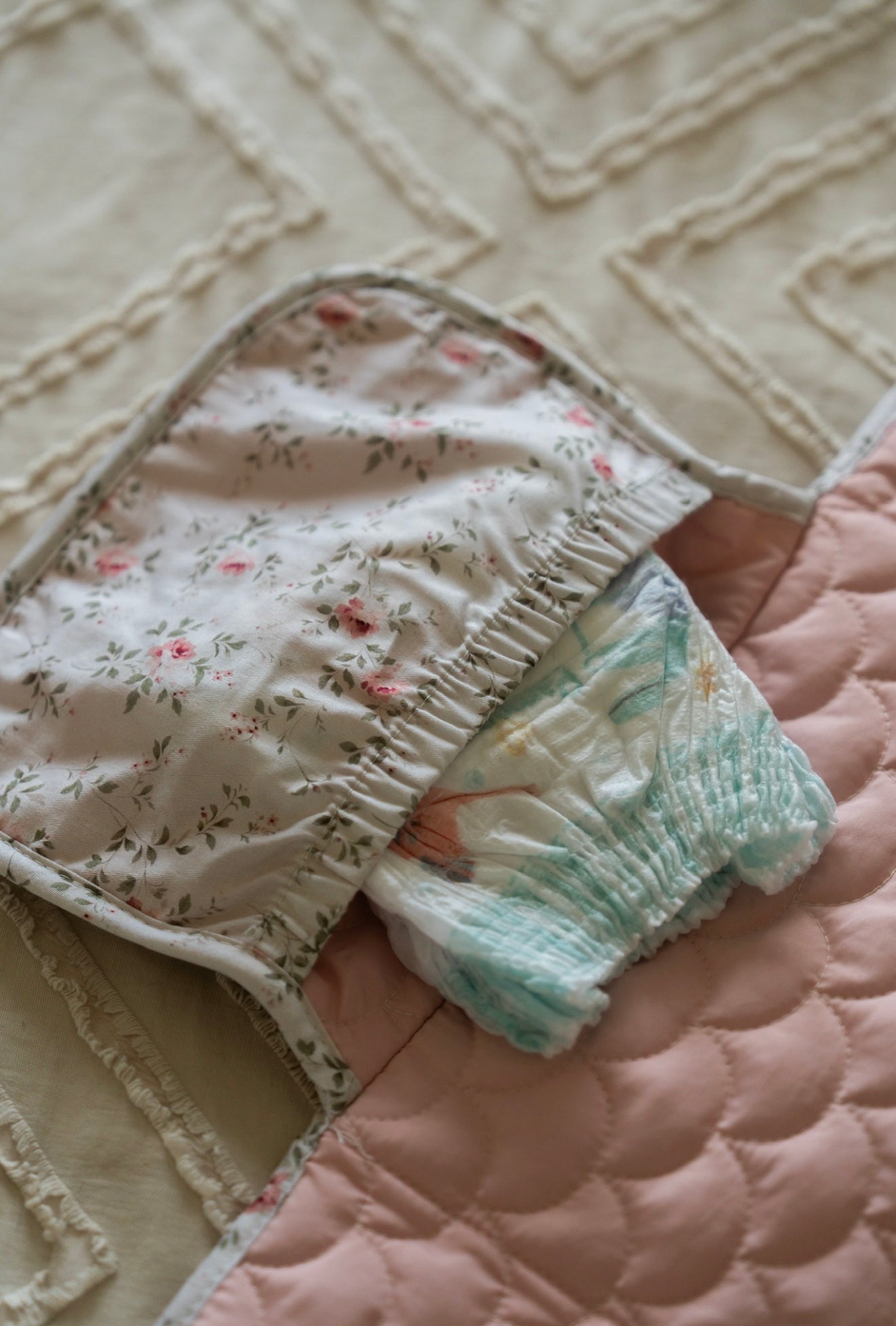 Changing Mat - Vintage Flowers