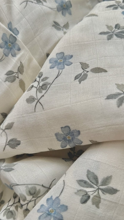 Ultra soft muslin blanket - Little flowers (preorder)